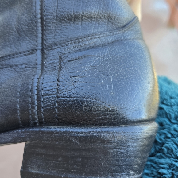 Frye Black and Tan Leather Boots - Picture 5 of 5